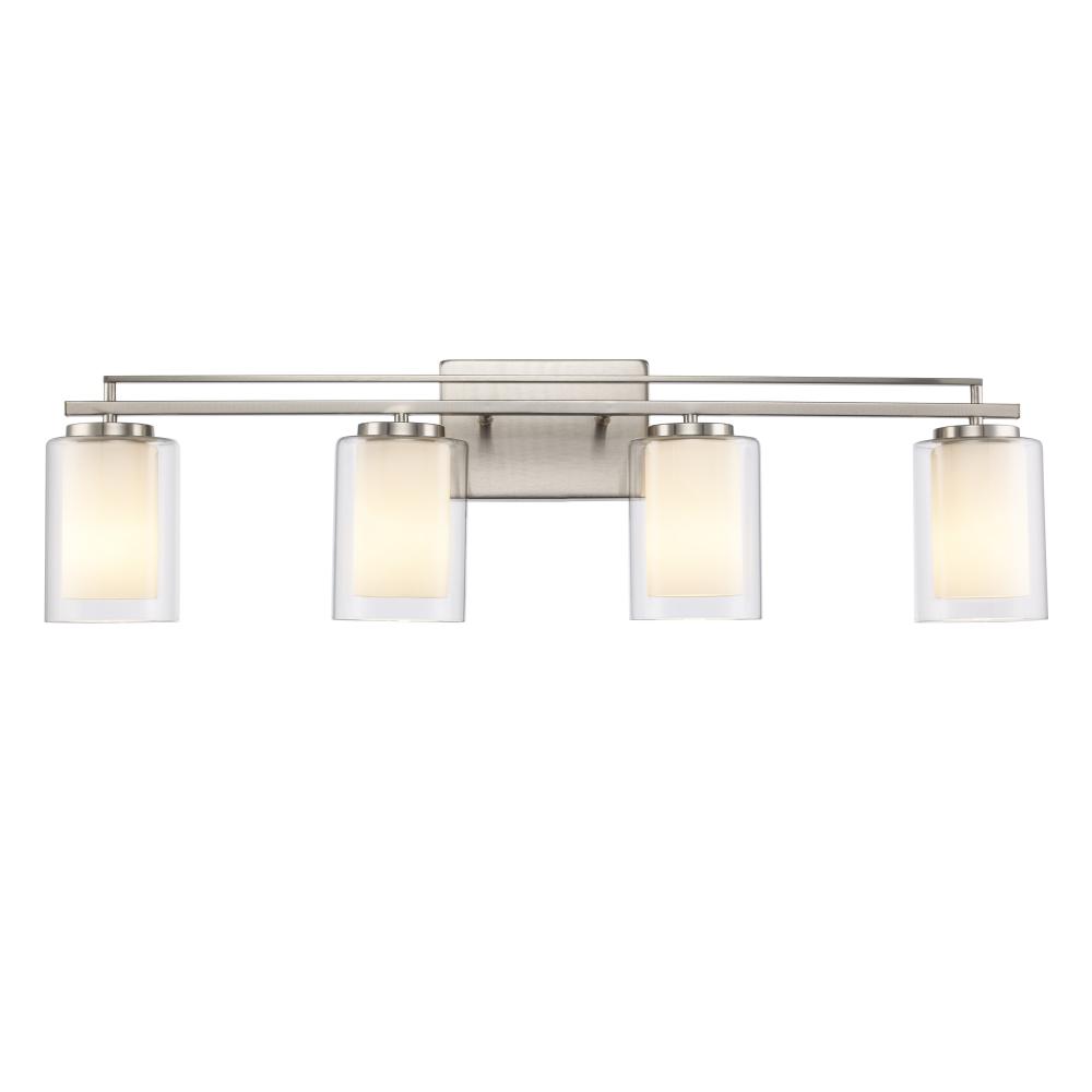 4LT VANITY-GLASS SHADE X2-BN